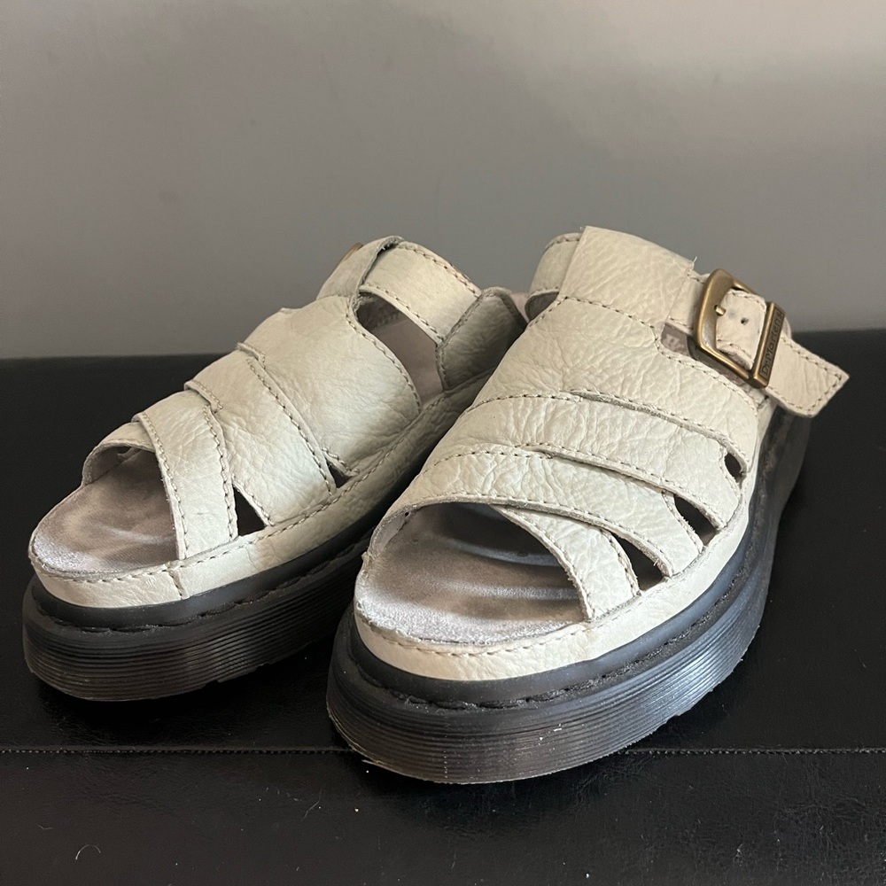 Dr. Martens Maxxy Slide Leather Sandals